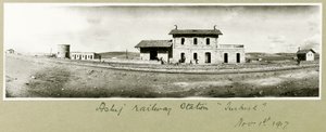 Stazione ferroviaria di Asluj, 1 novembre 1917